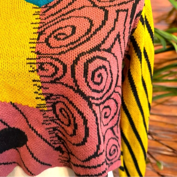 DISNEY’S The Nightmare Before Christmas Sally-Inspired Patchwork Sweater - Small - Picture 5 of 15